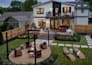 build backyard landscape design, pool garden and 3d rendering